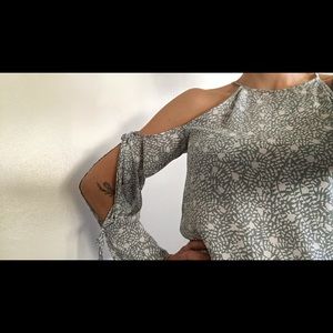 Trouvé cold shoulder blouse.
